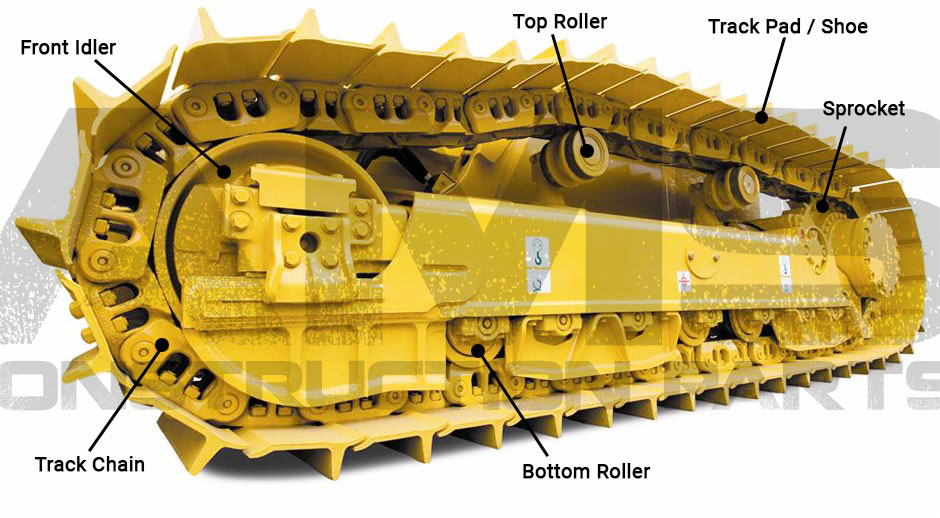 Fits Bobcat X337 Excavator Heavy Duty MWE Bottom Roller Undercarriage 